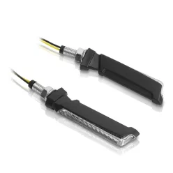   Semnalizator Highsider Slim Hammer LED secvențial universal, dispersor transparent, față și spate (pereche)