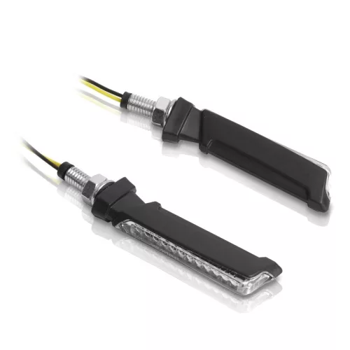 Semnalizator Highsider Slim Hammer LED secvențial universal, dispersor transparent, față și spate (pereche)