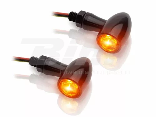 Semnalizator V Parts aluminiu led set transparent universal ST-01262-2LED