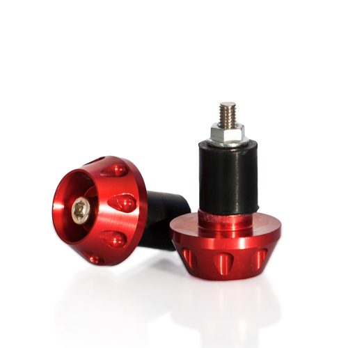 Capete de ghidon MOTION STUFF ADVANCED Rosu (d18-20mm)