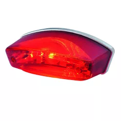   Stop Highsider Monster universal cu lampă număr, roșu/transparent (bucată)