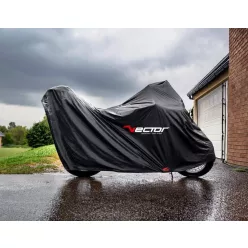   Husă moto/scuter Vector H2O interior/exterior, pentru motociclete cu topcase, negru, mărime L