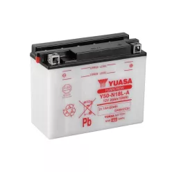   Baterie moto Yuasa Y50-N18L-A convențională fără electrolit, 12V 21,1Ah