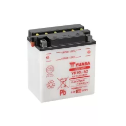   Baterie moto Yuasa YB10L-A2 convențională fără electrolit, 12V 11Ah