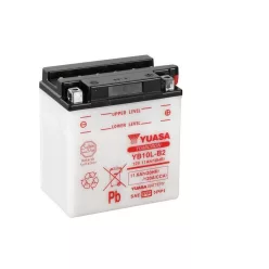   Baterie moto Yuasa YB10L-B2 convențională fără electrolit, 12V 11Ah