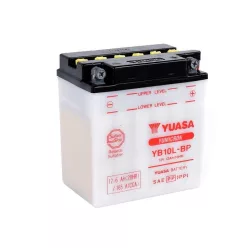   Baterie moto Yuasa YB10L-BP convențională fără electrolit, 12V 12,6Ah