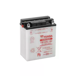   Baterie moto Yuasa YB12AL-A2 convențională fără electrolit, 12V 12Ah