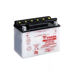   Baterie moto Yuasa YB12B-B2 convențională fără electrolit, 12V 11,6Ah