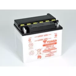   Baterie moto Yuasa YB7C-A convențională fără electrolit, 12V 7,4Ah