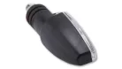 Semnalizator Highsider Como LED, corp negru, dispersor transparent, față și spate (pereche)