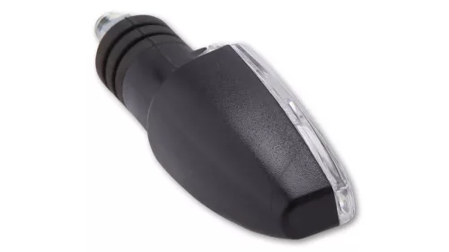 Semnalizator Highsider Como LED, corp negru, dispersor transparent, față și spate (pereche)