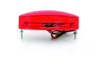 Stop LED Bihr model mic roșu cu lampă număr, universal YM-2857AELED