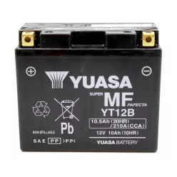 Baterie moto Yuasa YT12B activată din fabrică, 12V 10Ah