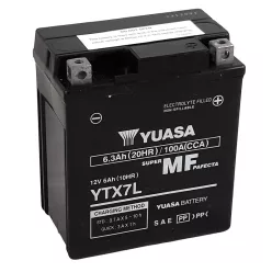 Baterie moto Yuasa YTX7L activată din fabrică, 12V 6Ah