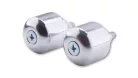 Capete de ghidon Highsider pentru ghidon original Honda, crom (pereche)