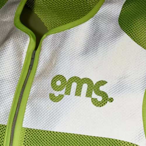 Vestă moto GMS Light 2 Mesh galben neon